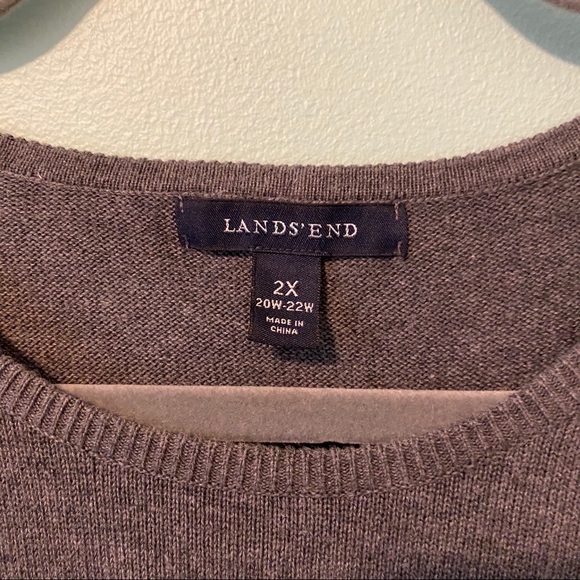 COPY - Lands’ End Sweater Tee Shirt - Picture 2 of 6